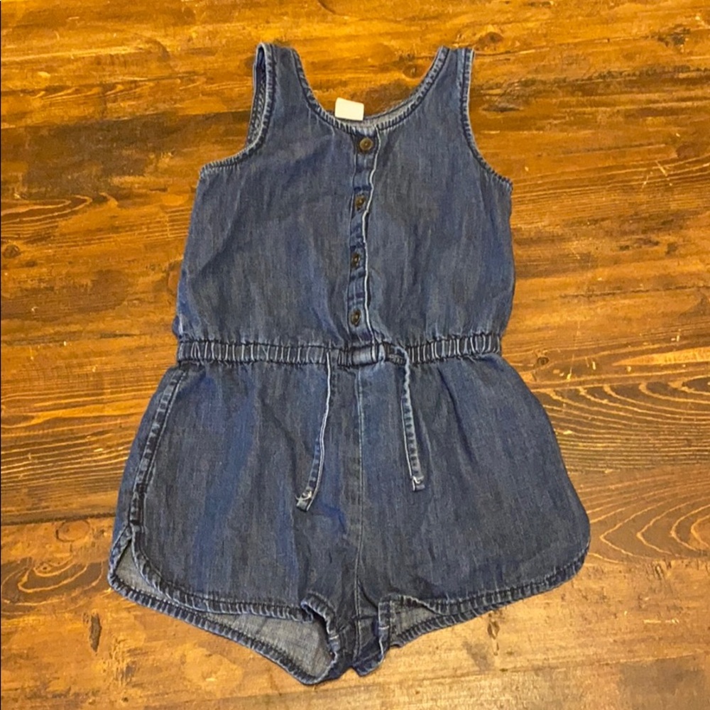 Denim Romper